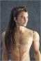 Ponytail style wig for male